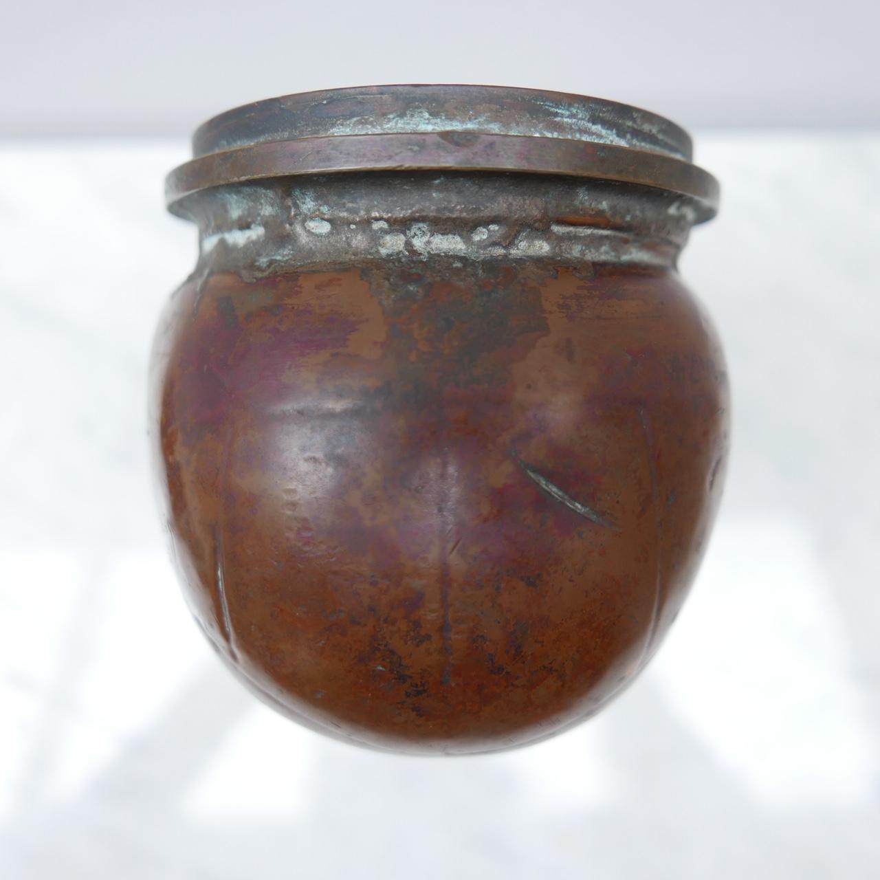 Antique French Copper Doll Mould For Sale at 1stDibs