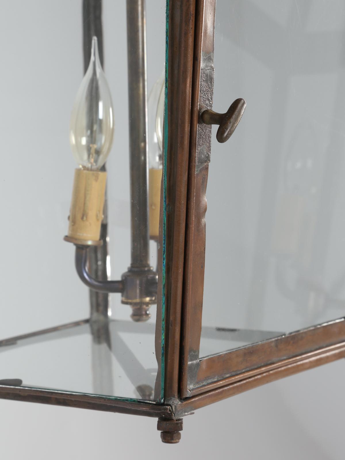 Antique French Copper Lantern, Restored 3