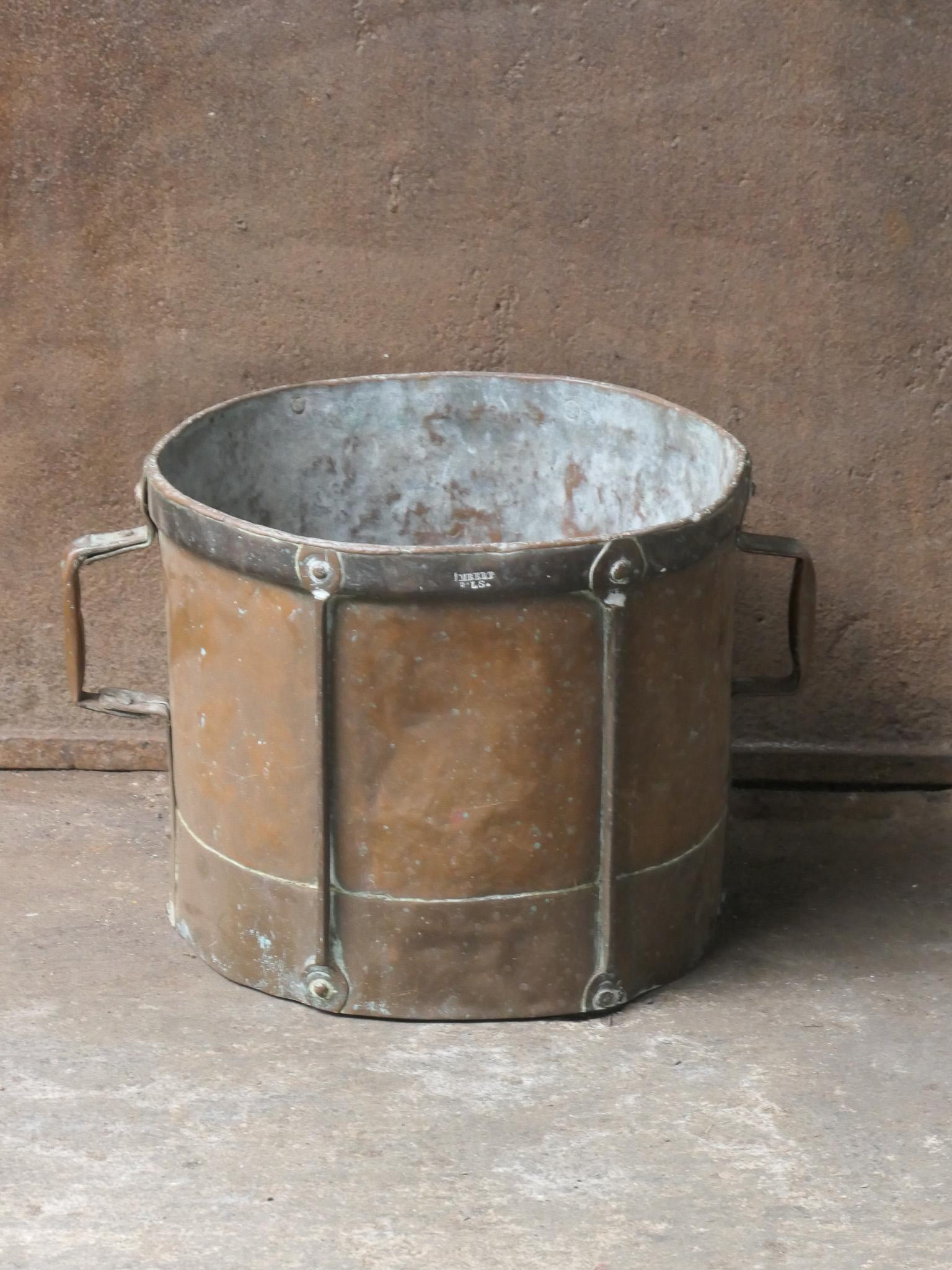 Neoclassico Antique French, portaceppi in rame, inizio XIX secolo in vendita