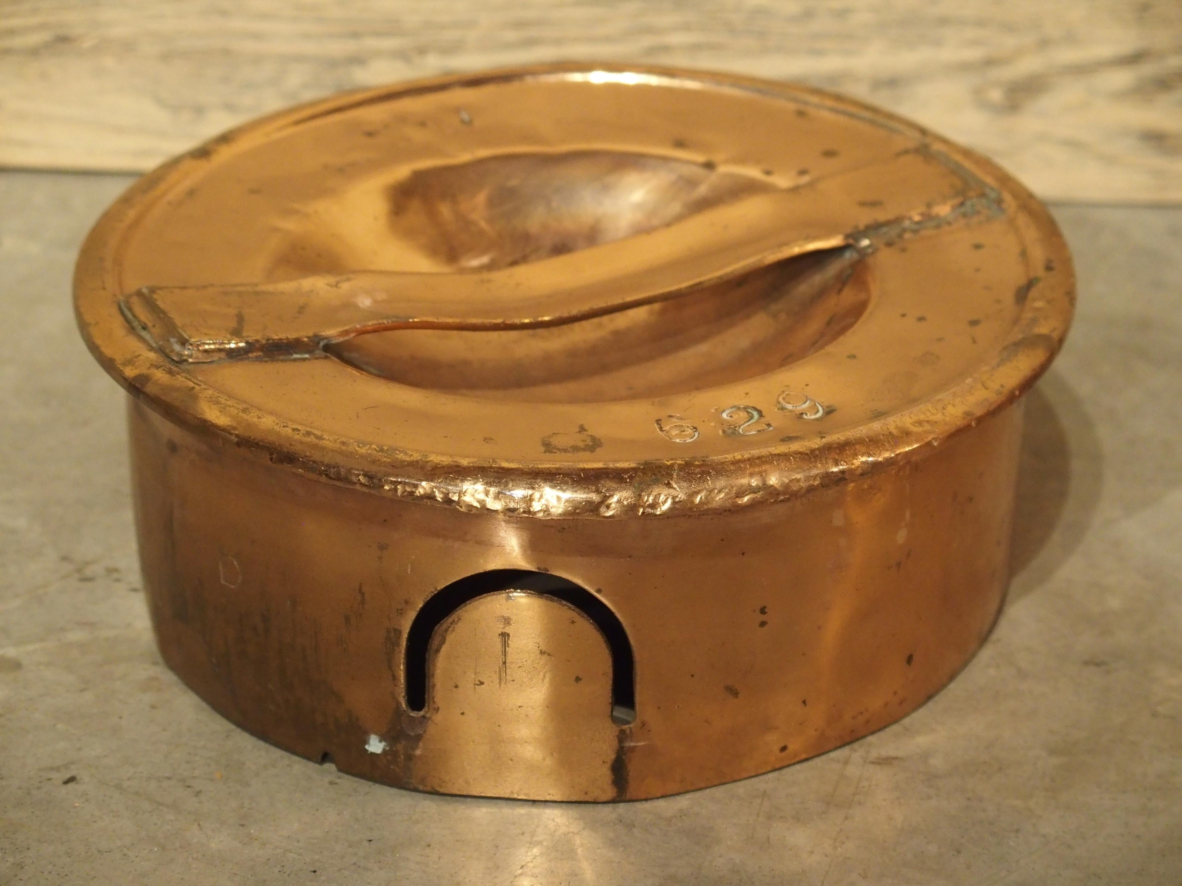 Antique French Copper Milk Container, Late 19th Century 4