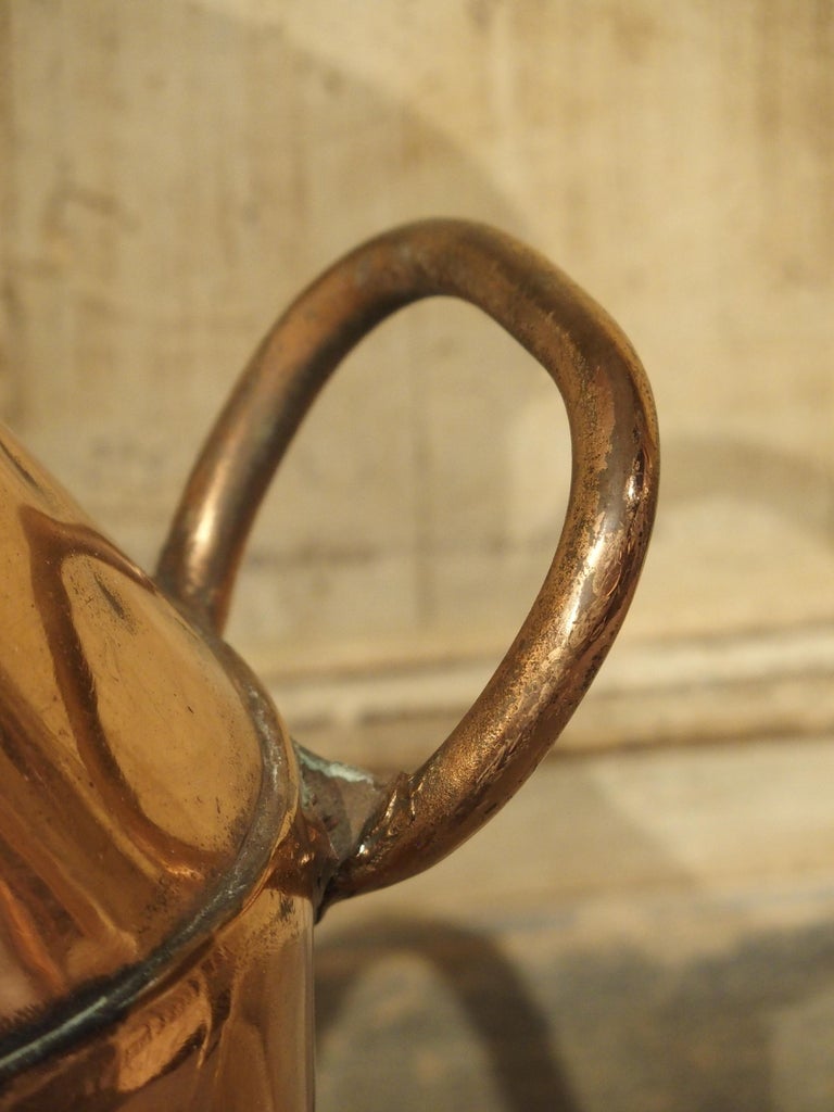 Antique French Copper Milk Container, Late 19th Century at 1stDibs