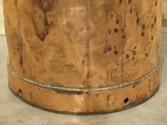 Antique French Copper Milk Container, Late 19th Century