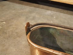 Antique French Copper Poissonnière Fish Poacher, 19th Century