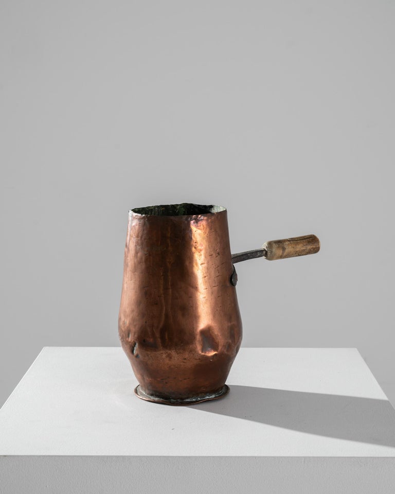 Antique French Copper Pot For Sale at 1stDibs