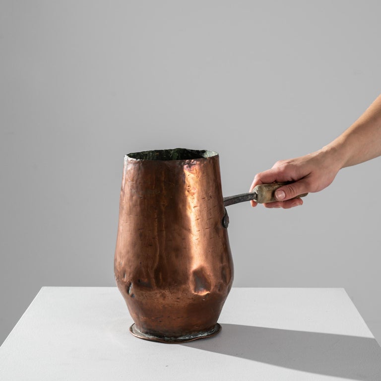 Antique French Copper Pot For Sale at 1stDibs