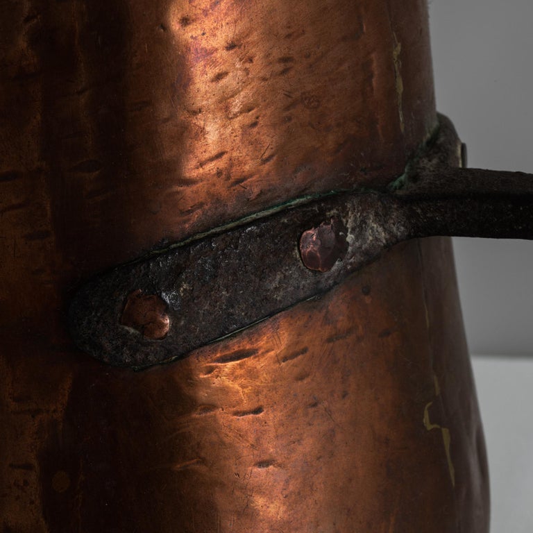 Antique French Copper Pot For Sale at 1stDibs