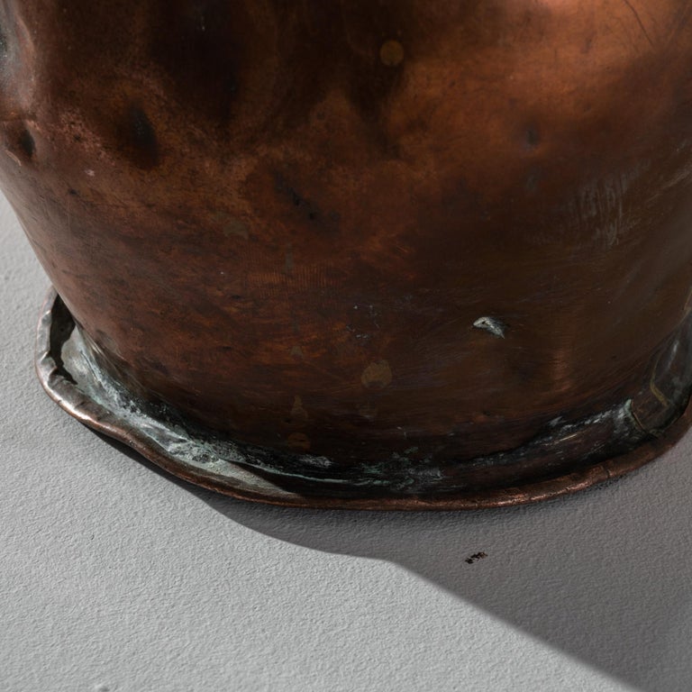 Antique French Copper Pot For Sale at 1stDibs