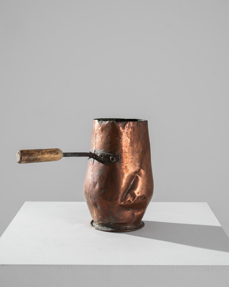 Antique French Copper Pot For Sale at 1stDibs