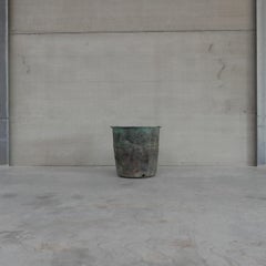 Antique French Copper Riveted Planter Pot