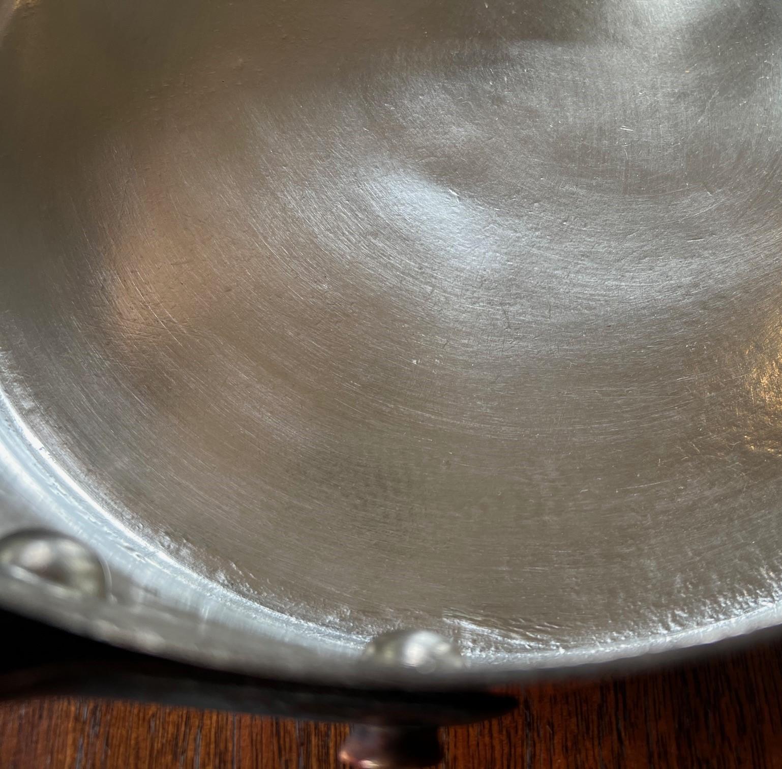 20th Century Antique French Copper Sauteuse - Retinned and Polished