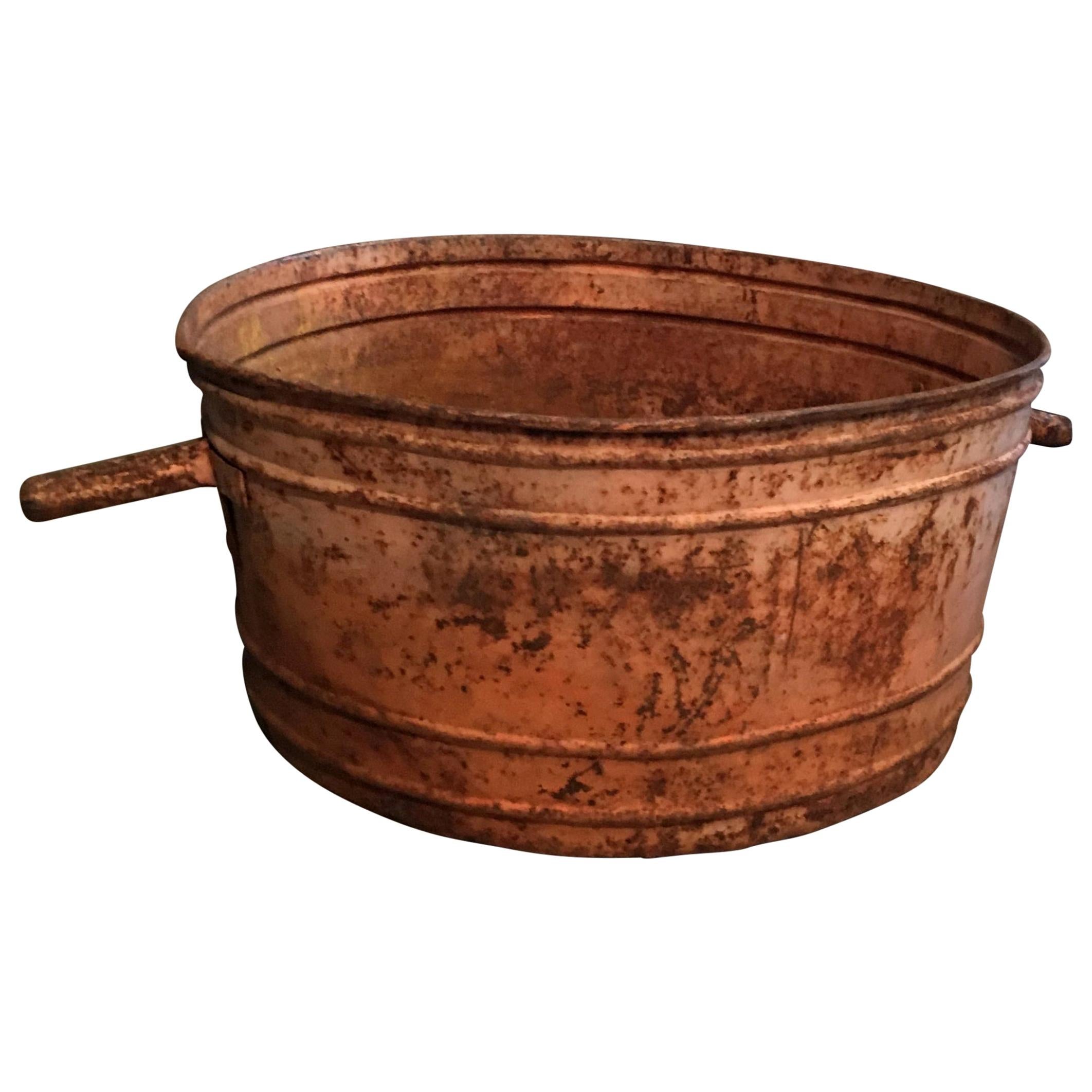 Antique French Copper Tubs, circa 1910 For Sale