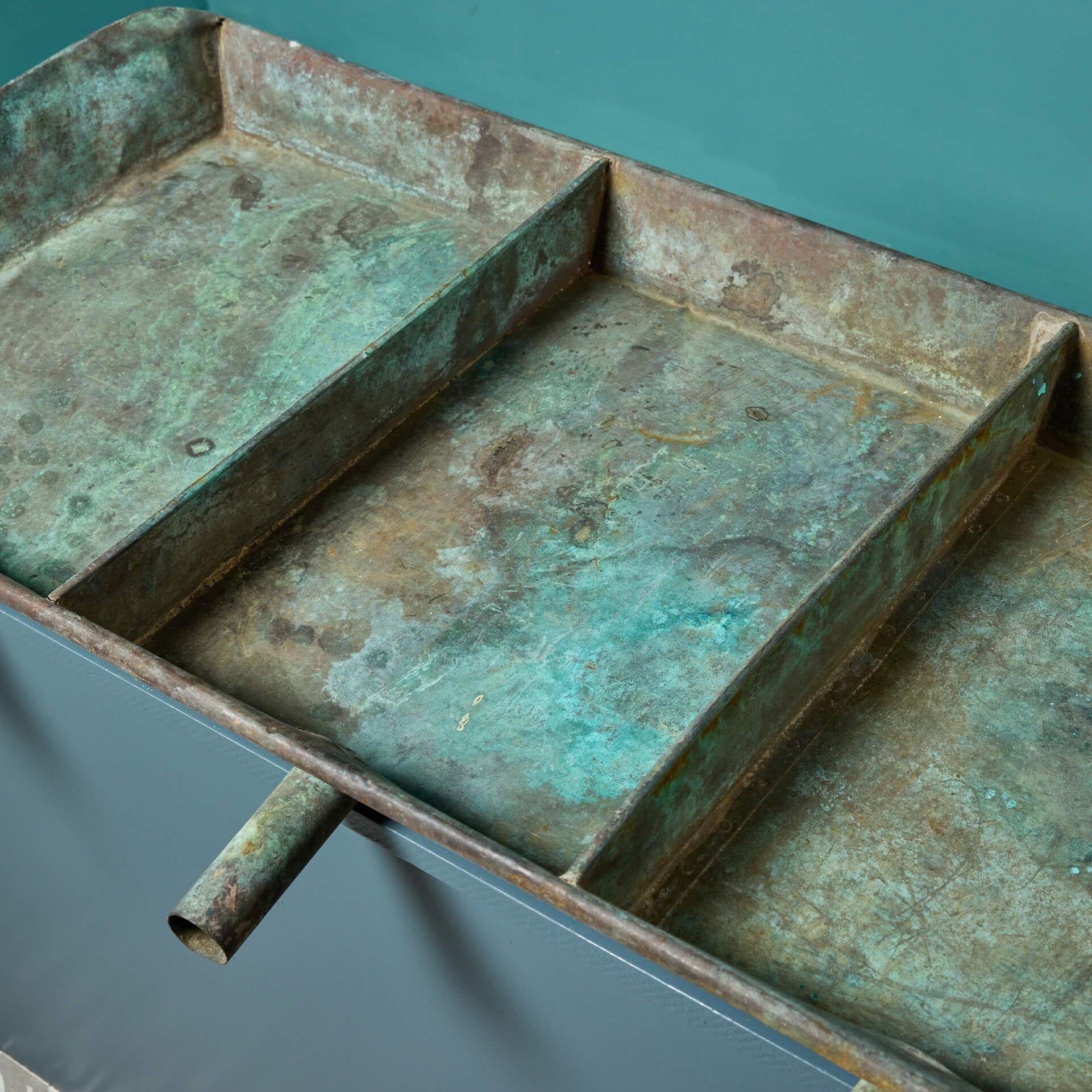 Edoardiano Antique French Copper Water Feature (elemento d'acqua in rame) in vendita