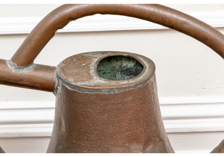 Antique French Copper Watering Can For Sale at 1stdibs