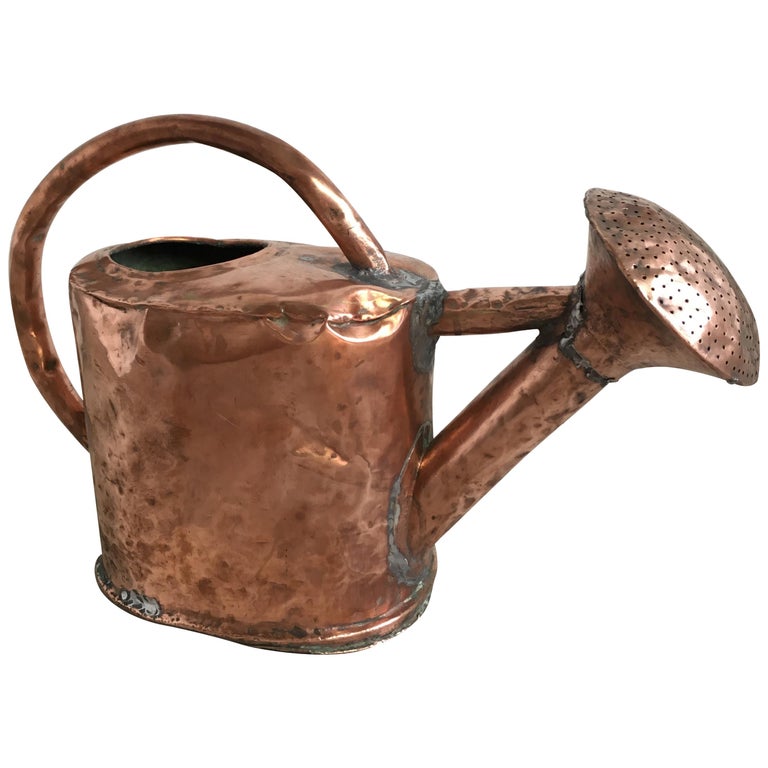 Antique French Copper Watering Can at 1stDibs antique french watering