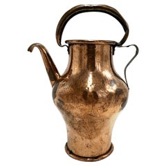 Antike französische Kupfer-Wasserdose aus Kupfer