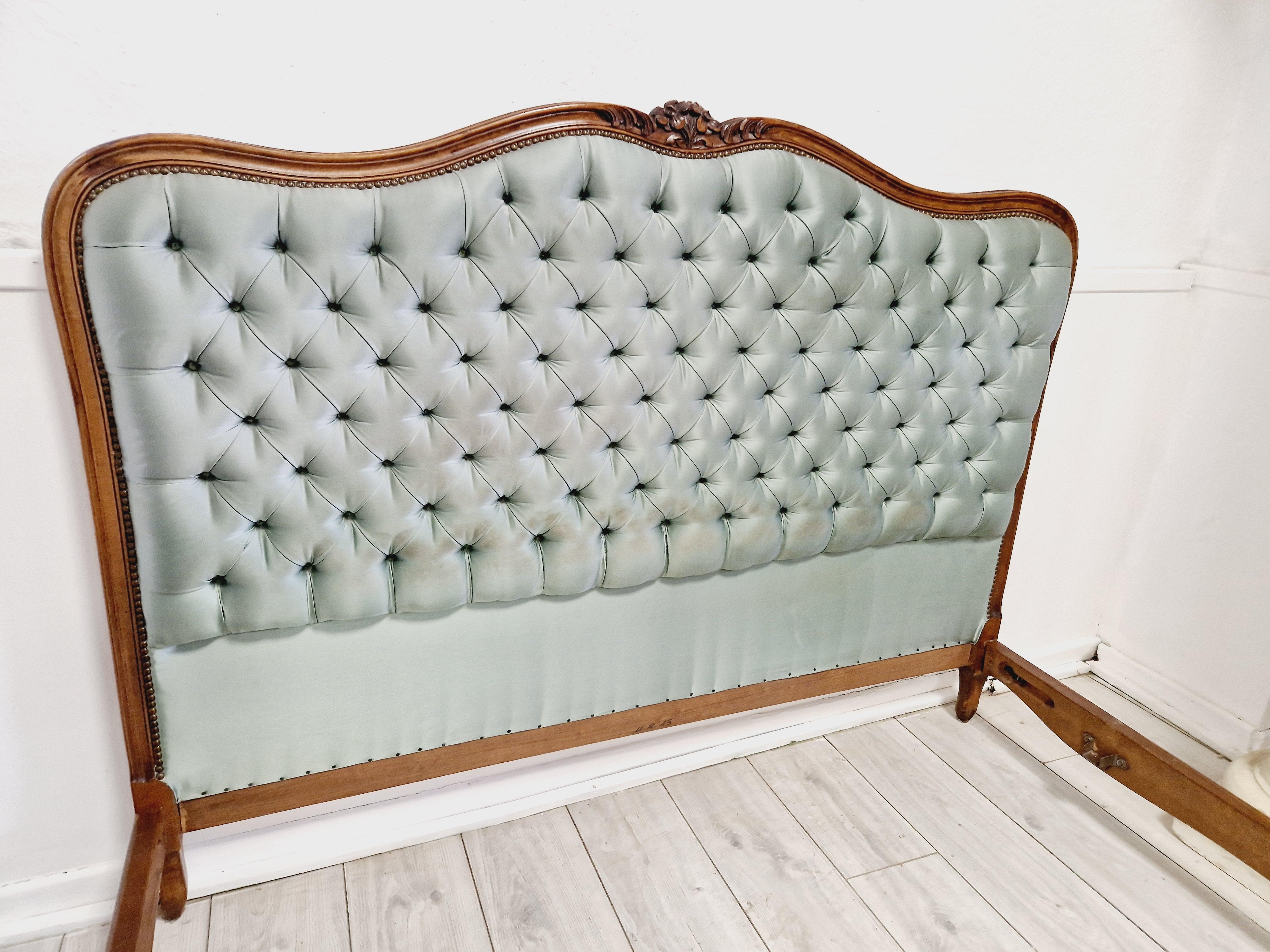 Louis XV Antique French Corbeille Bed Full Size