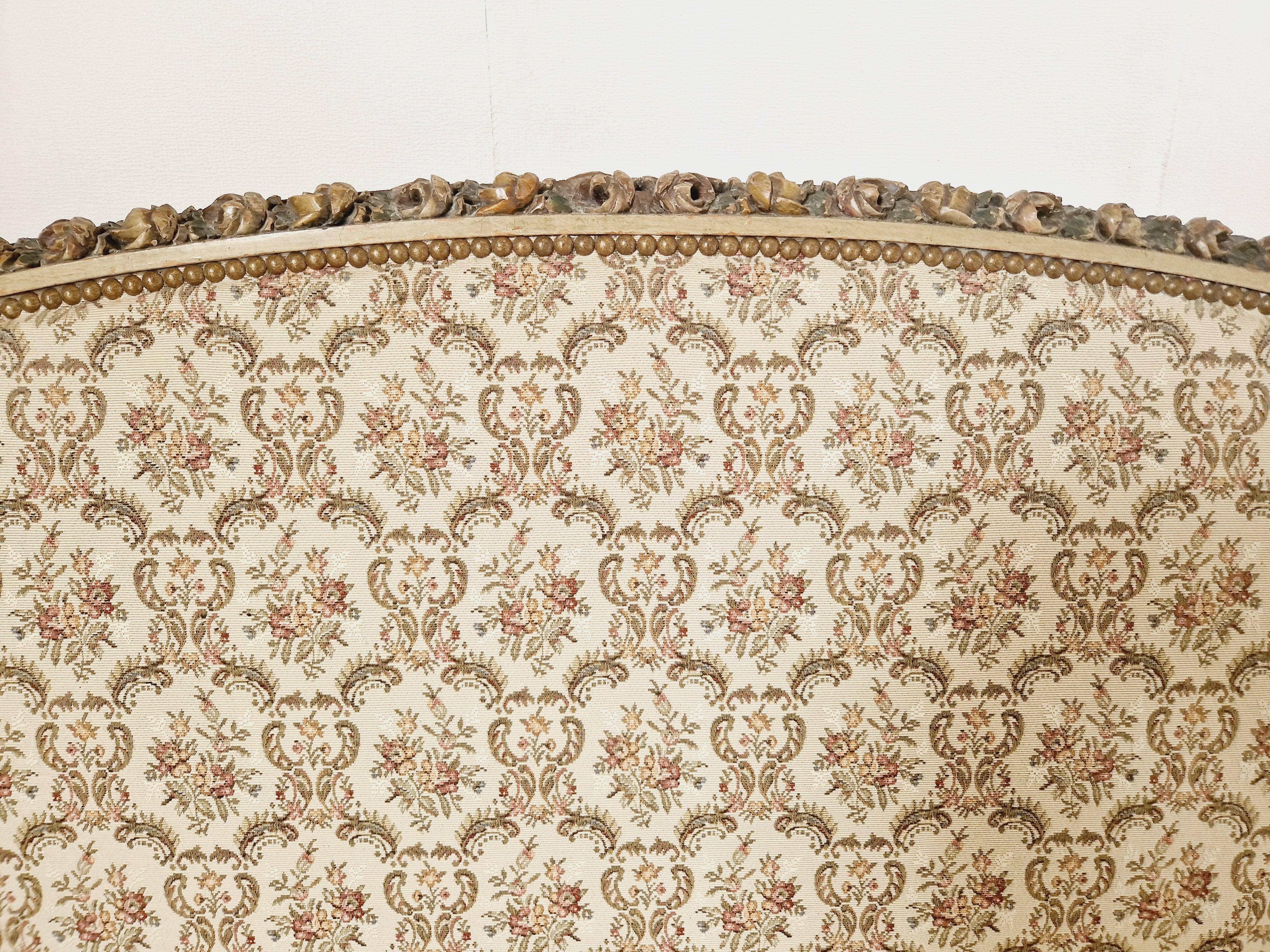 Antikes französisches Corbeille-Bett im Louis-XVI-Stil (Louis XVI.) im Angebot