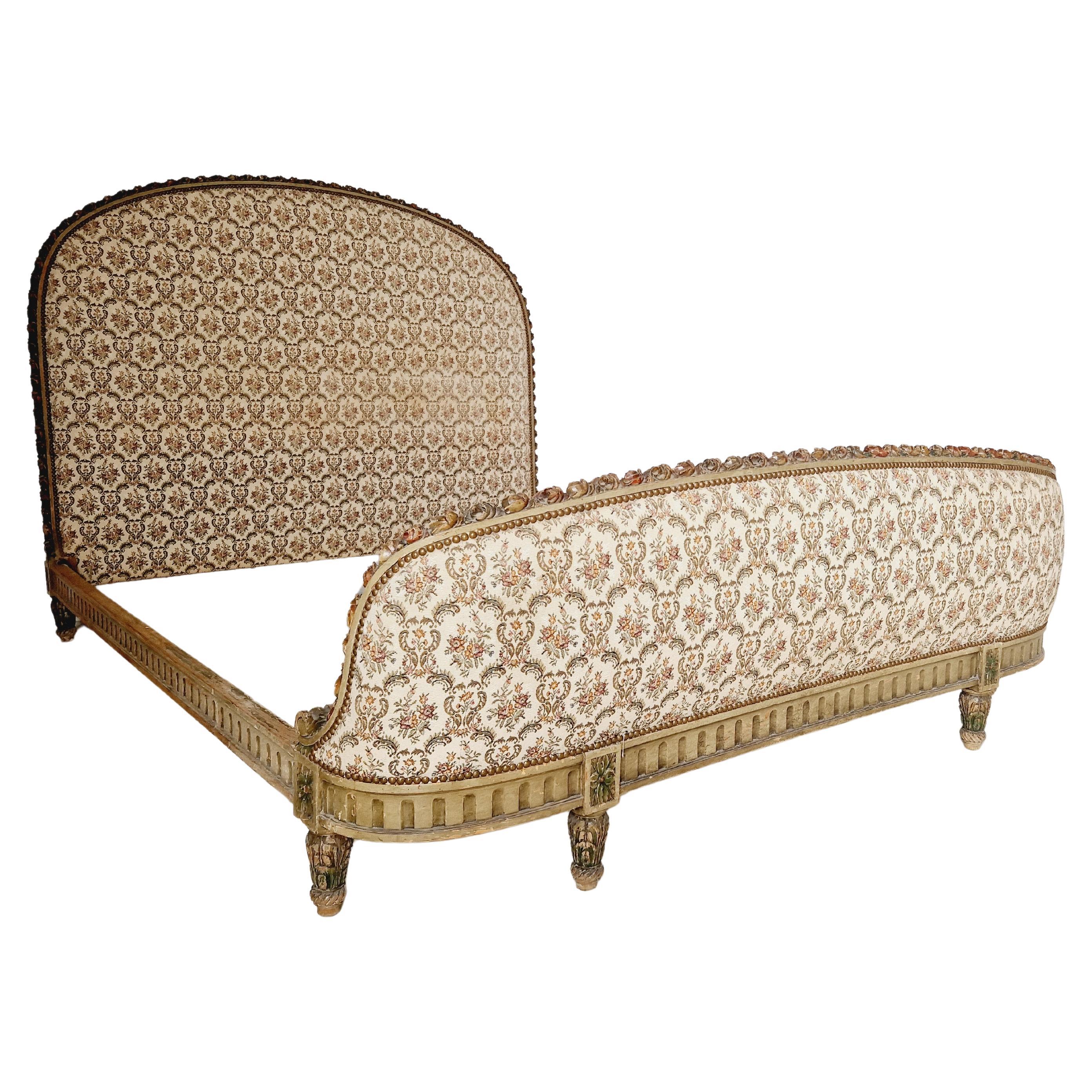 Antique French Corbeille Bed Louis XVI For Sale