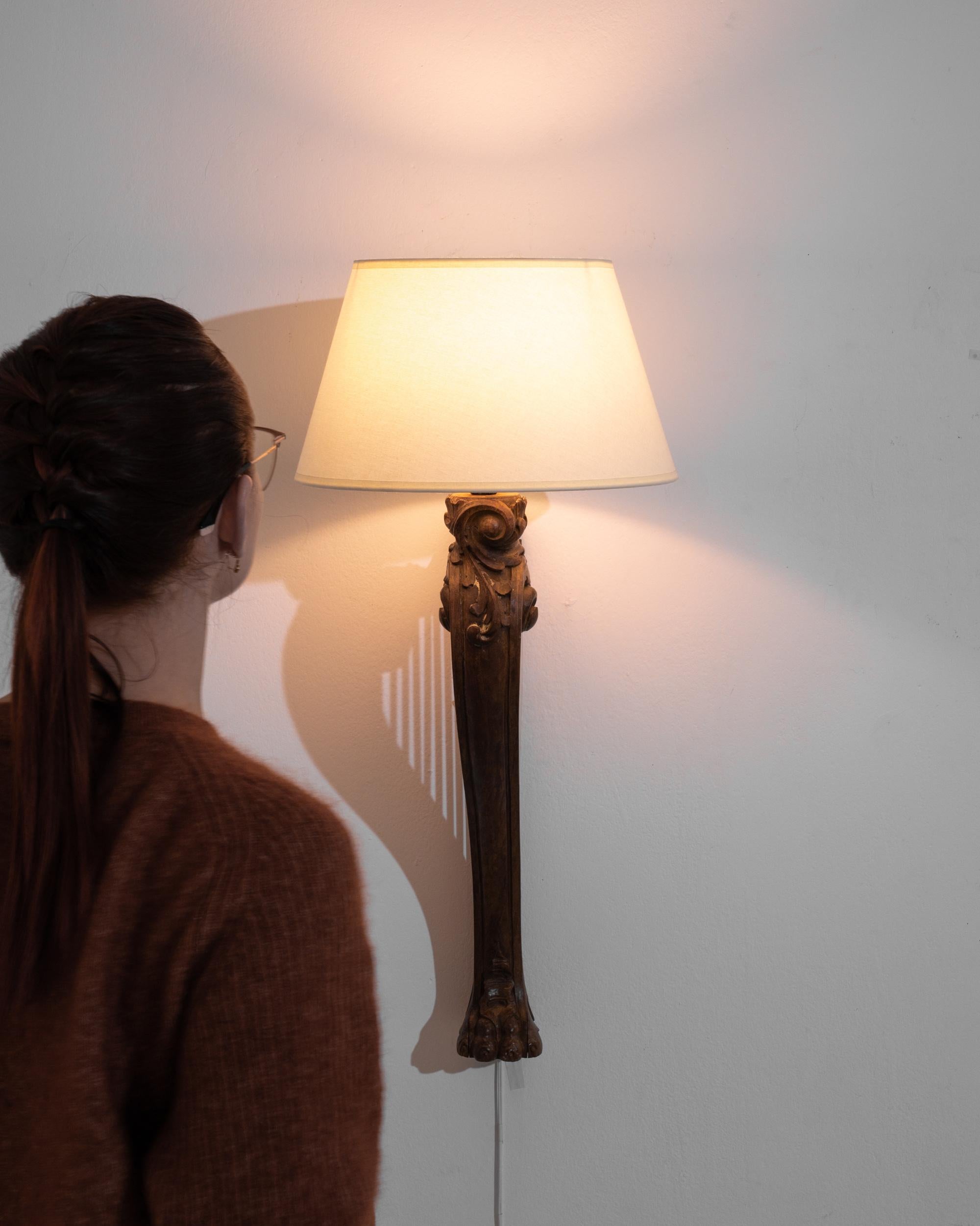 French Provincial Antique French Corbel Wall Sconce