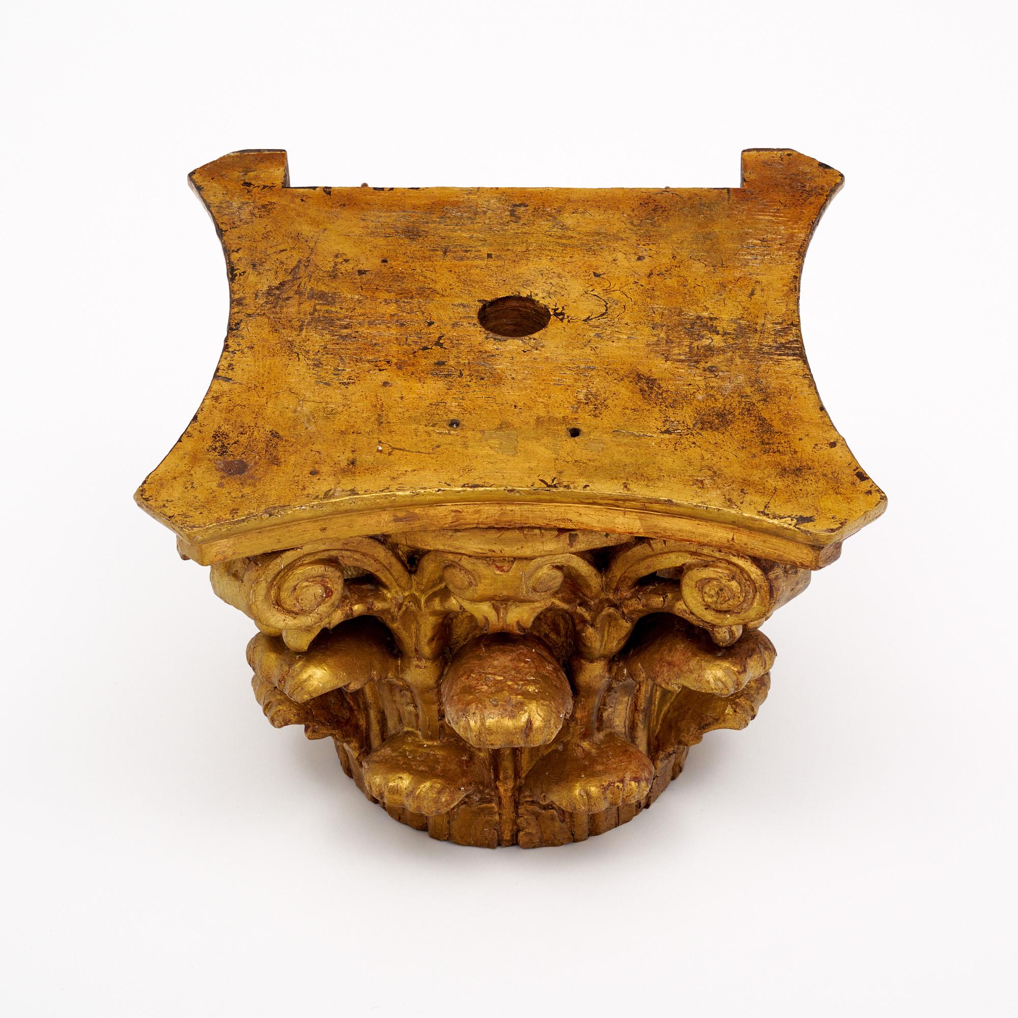Classical Greek Antique French Corinthian Capital For Sale