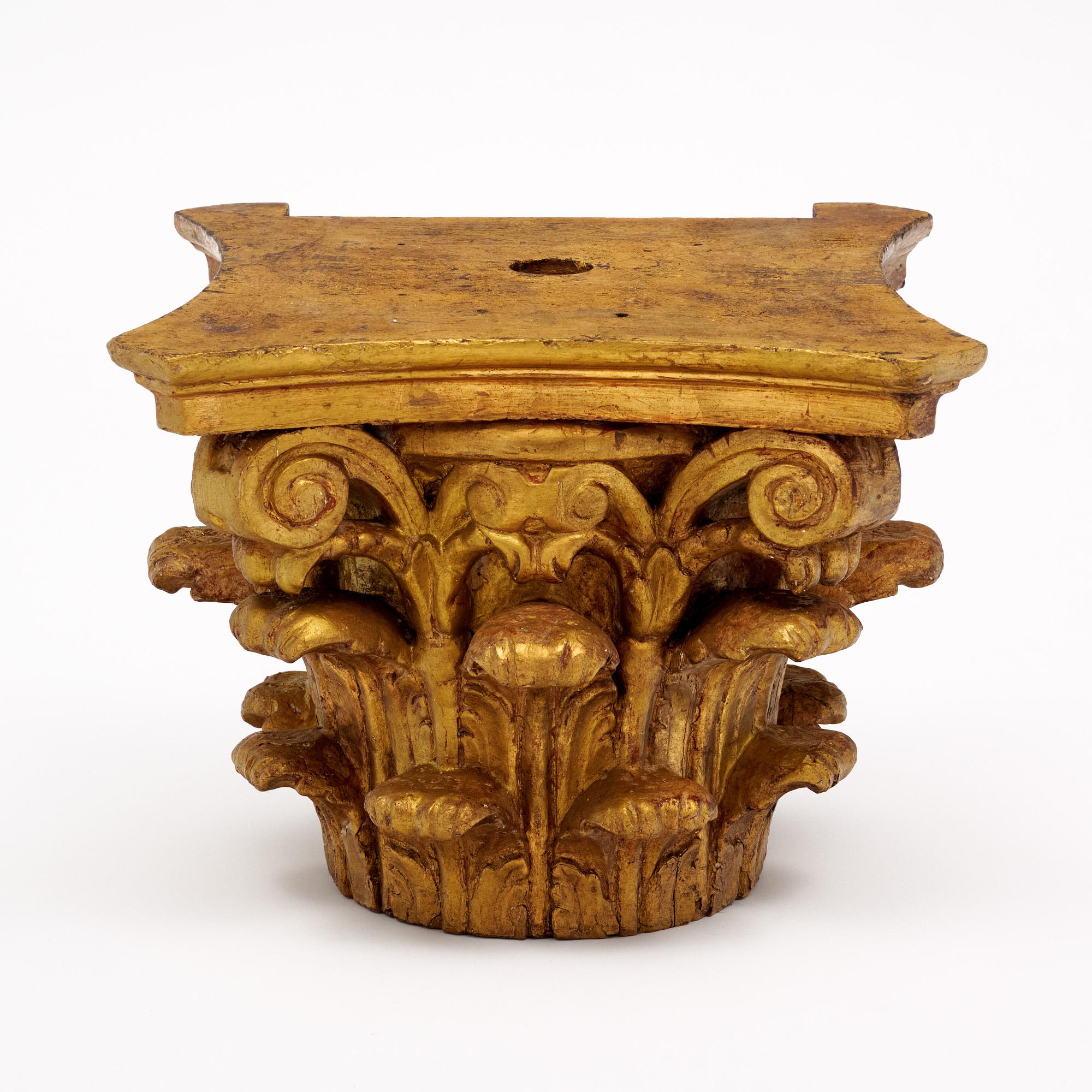 Antique French Corinthian Capital In Good Condition For Sale In Austin, TX