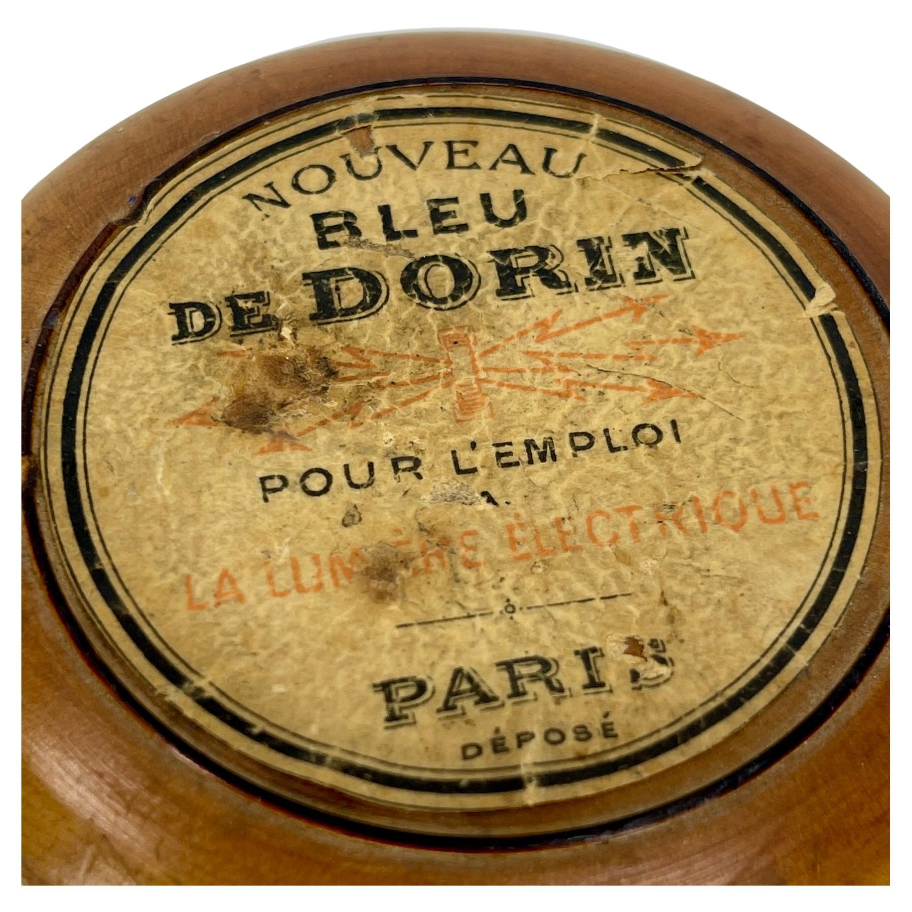 Antike französische kompakte Schachtel für Kosmetika (Französisch) im Angebot