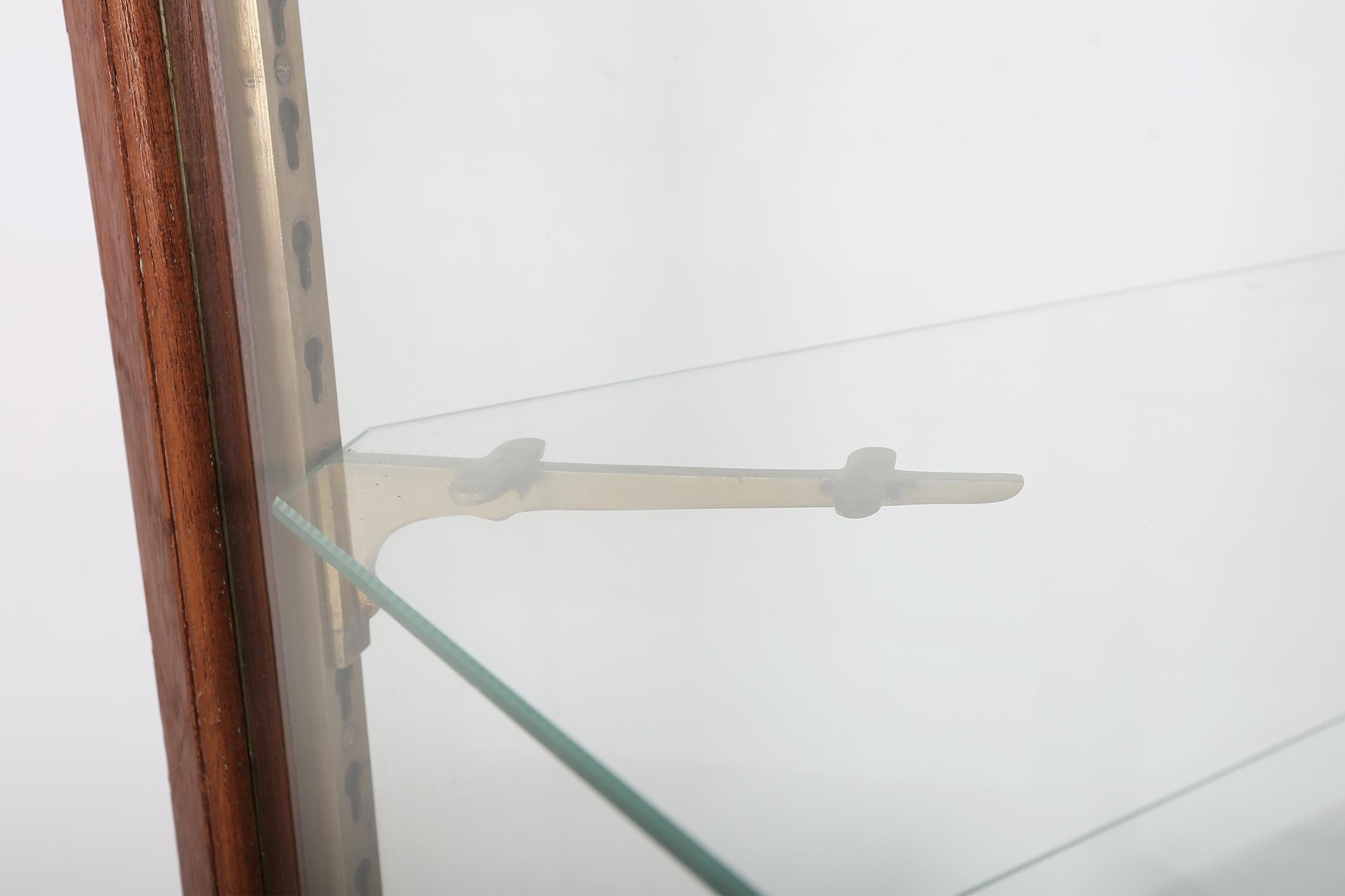 Antique French counter display case in oak, ca. 1900 8