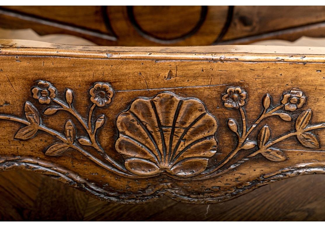 Antique French Country Papelera Sobre Soporte en venta 11