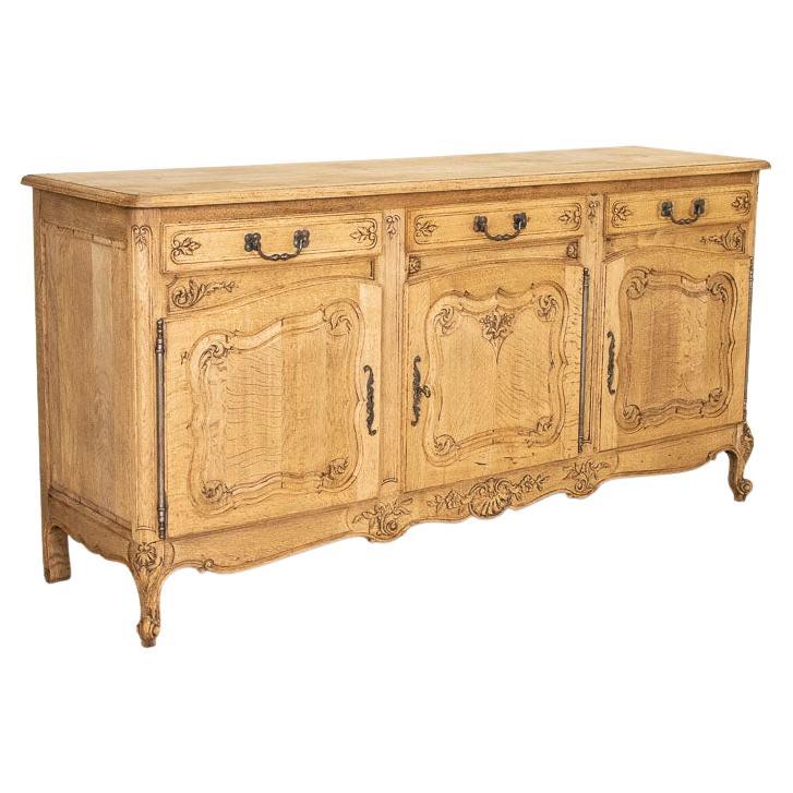 Carved Oak Sideboard or Buffet or Credenza at 1stDibs