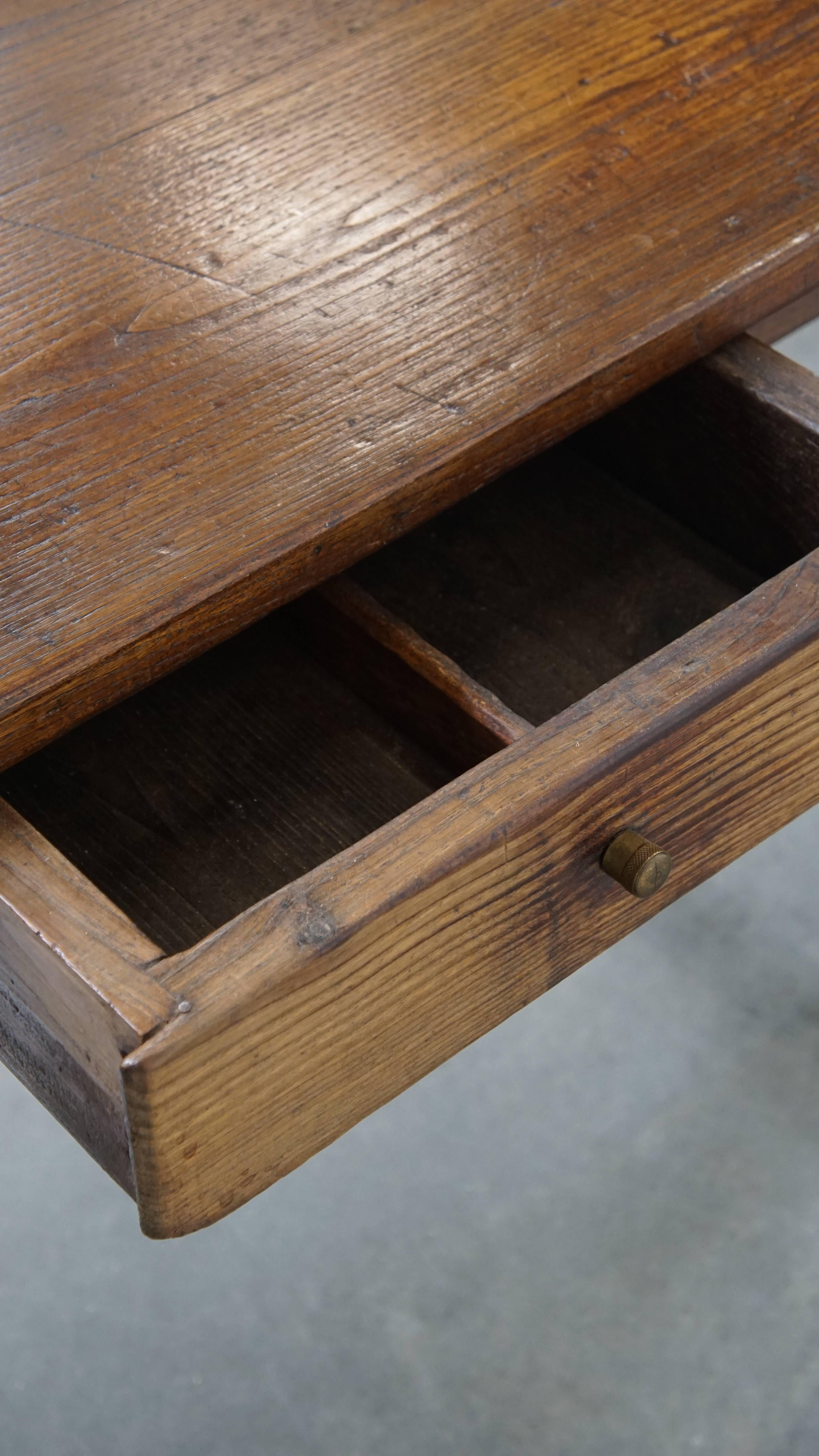 Table de salle à manger en châtaignier, Antique French Country, début du 19ème siècle en vente 7