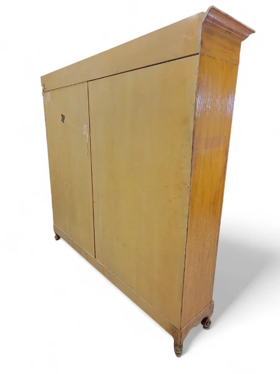Unknown Antique French Country Chicken Wire Paneled Bookcase For Sale