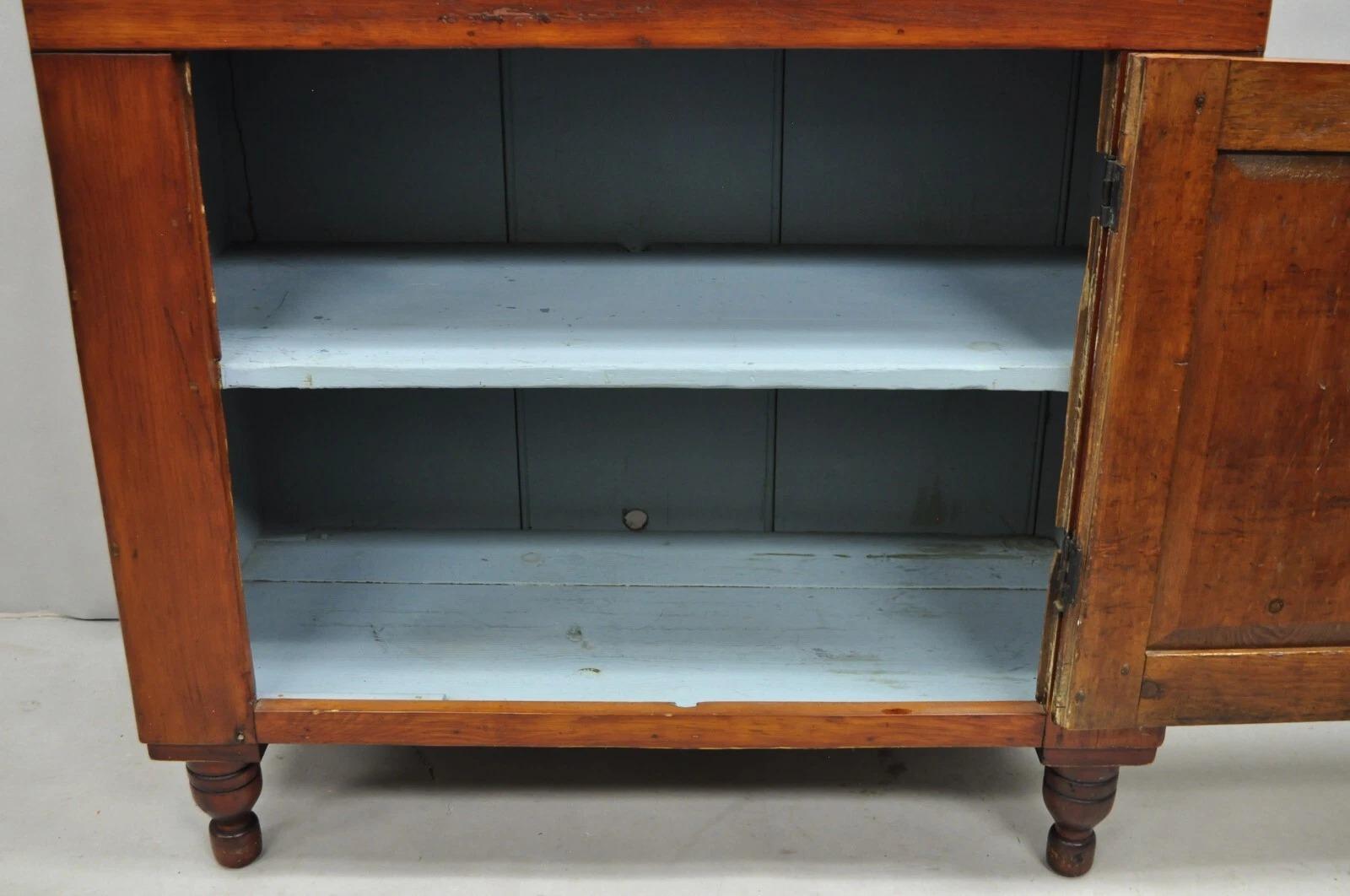 Antique French Land Kolonial Kiefer Holz 50
