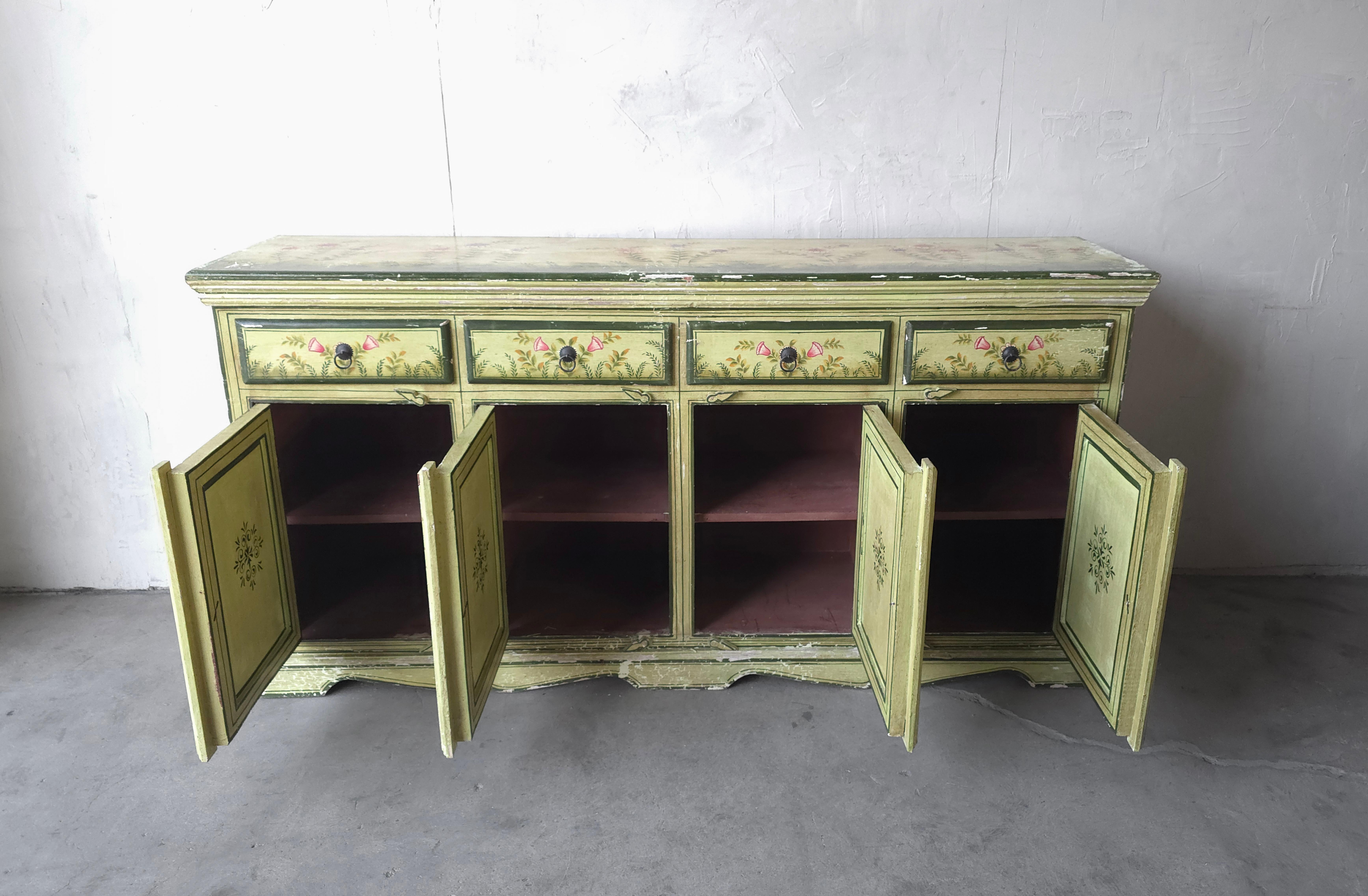 Antique French Land Hand gemalt Kabinett (20. Jahrhundert) im Angebot
