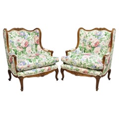 Wood Wingback Chairs