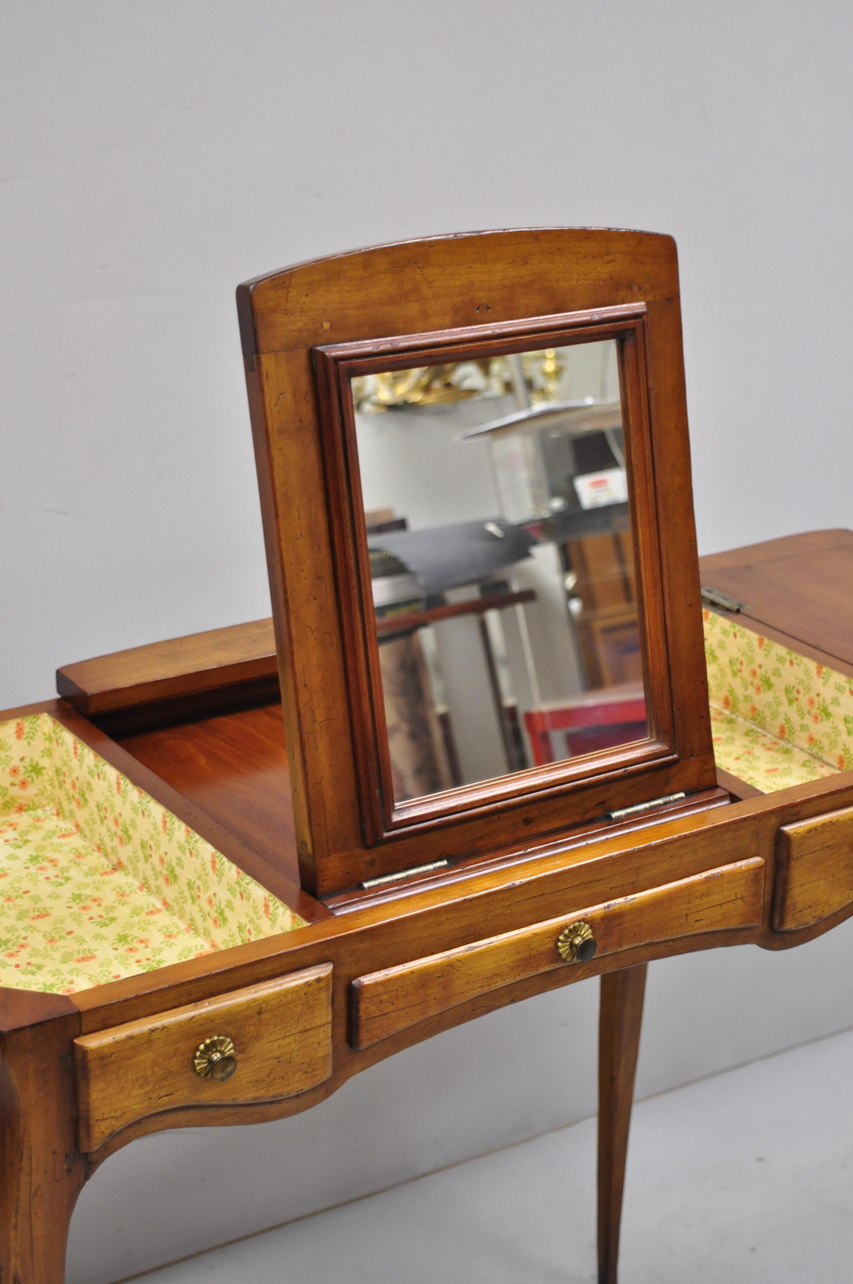 antique flip top vanity