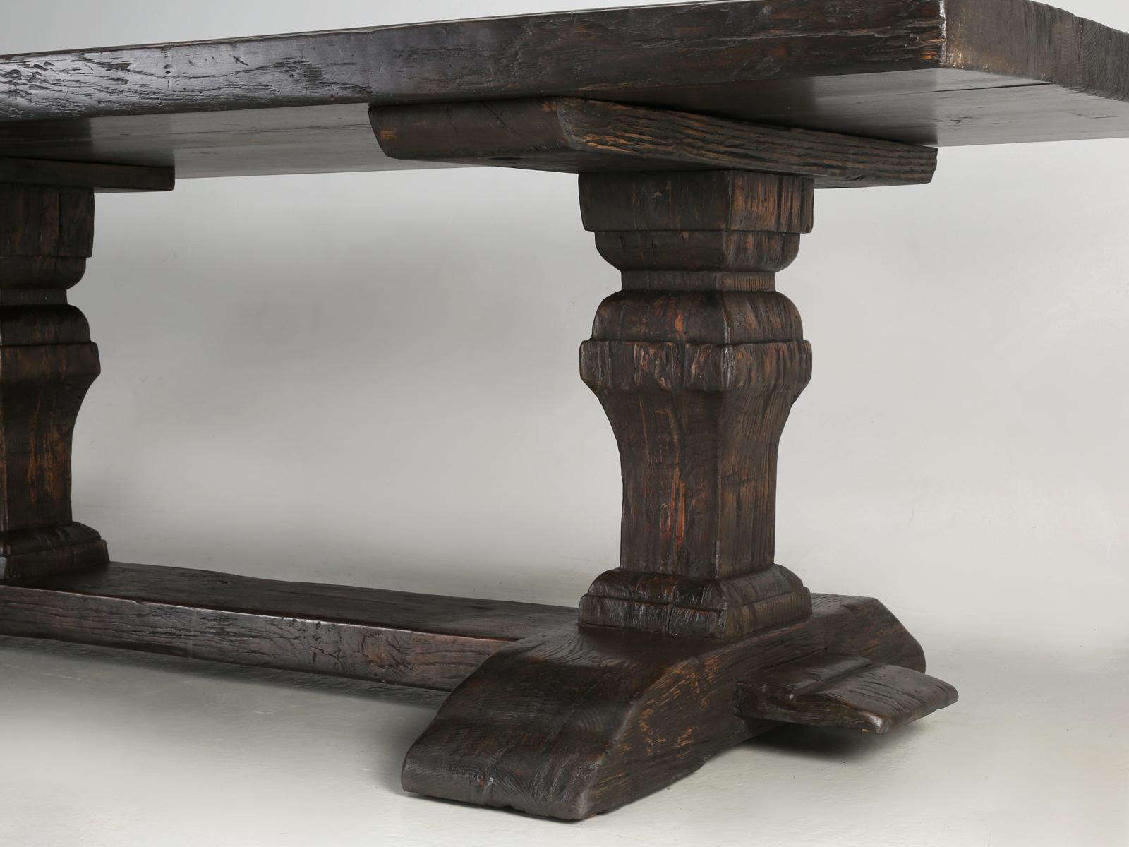 Antique French Country Trestle Dining or Farm Table Seats '14' at 1stDibs
