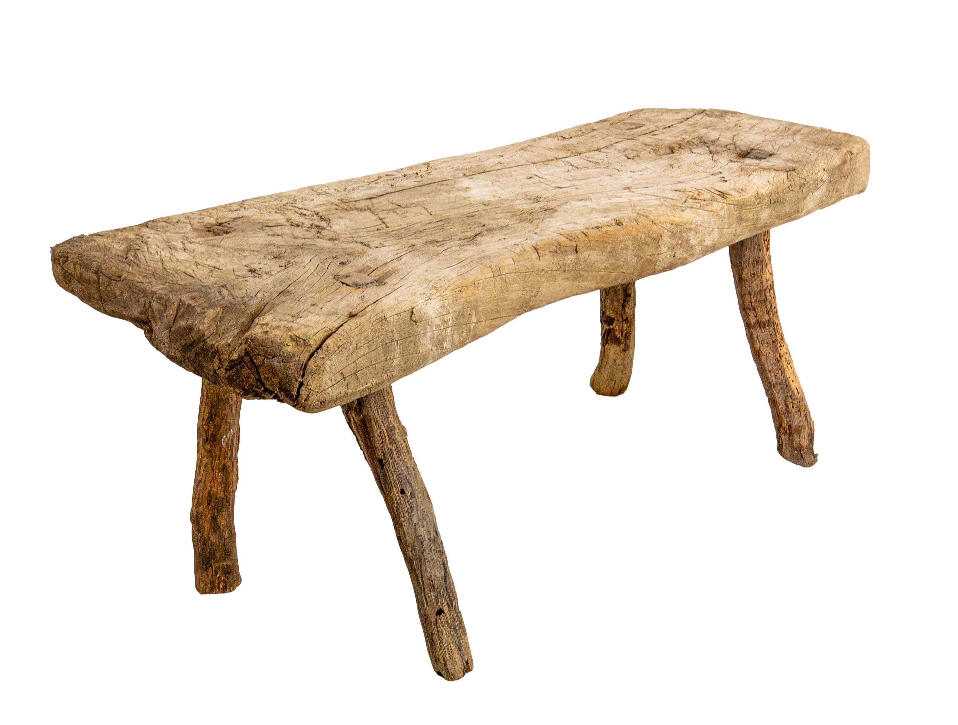 Stile provenzale Antique French  Banco da lavoro artigianale del XIX secolo circa in vendita