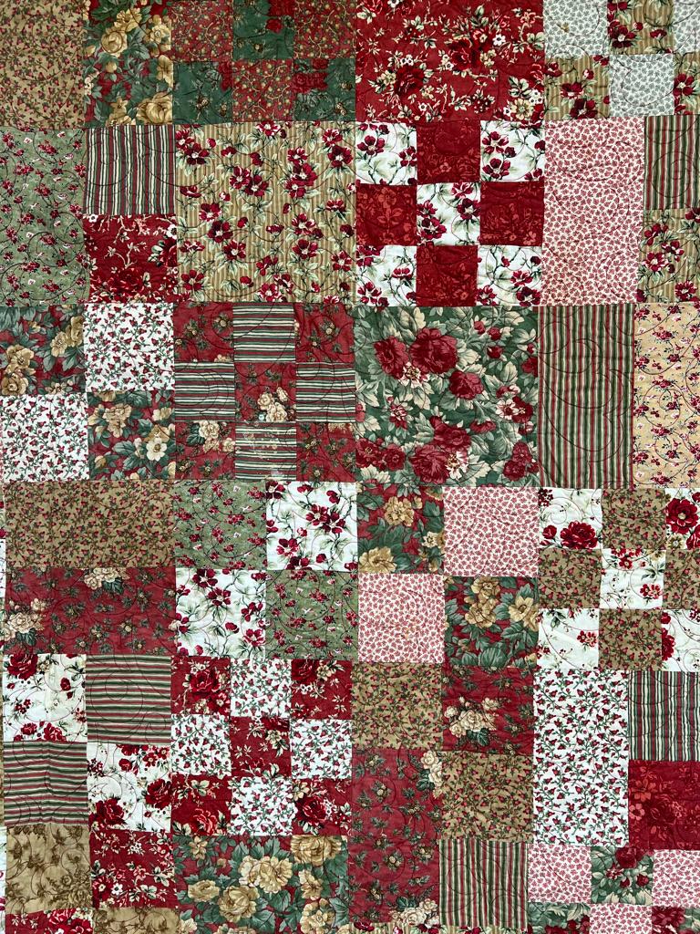 Antiguo edredón francés de algodón Crazy Patchwork - Excelente estado Algodón en venta
