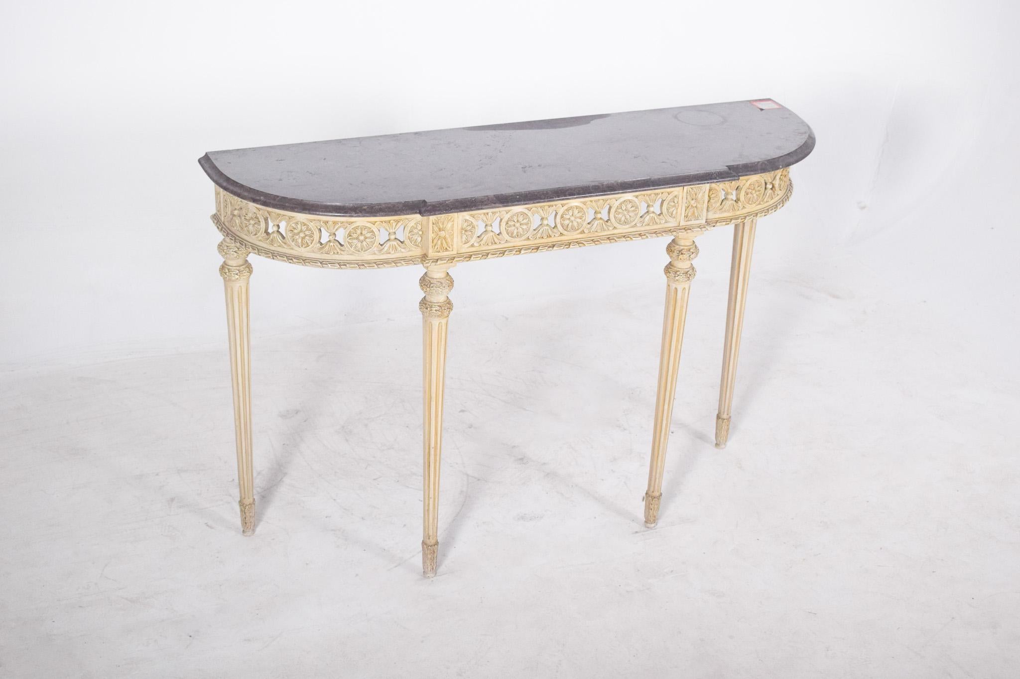 Antique French Credenza with Marble Top For Sale 3