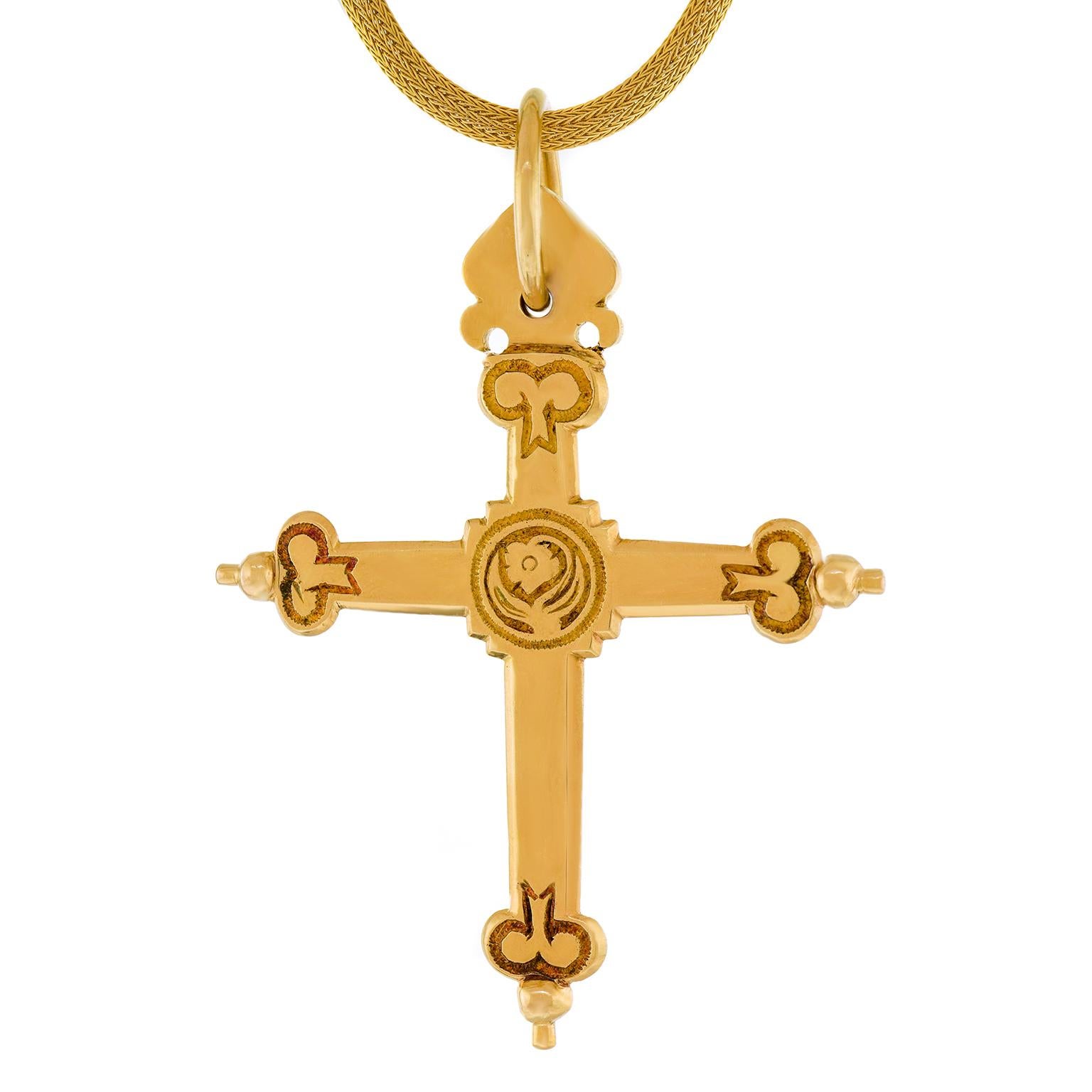 Antikes französisches Kreuz (Neugotik) im Angebot