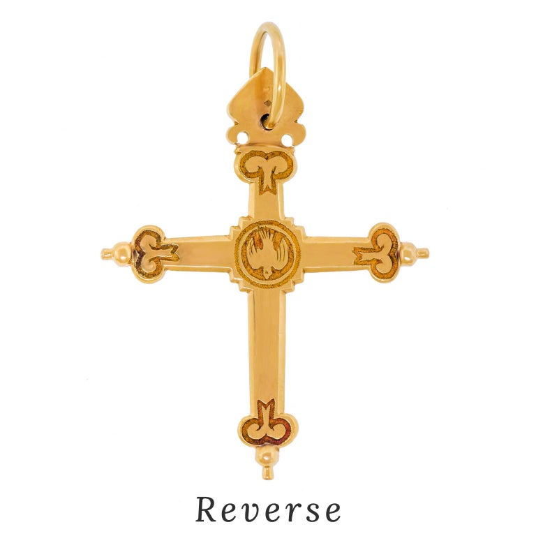Antique French Cross For Sale at 1stDibs
