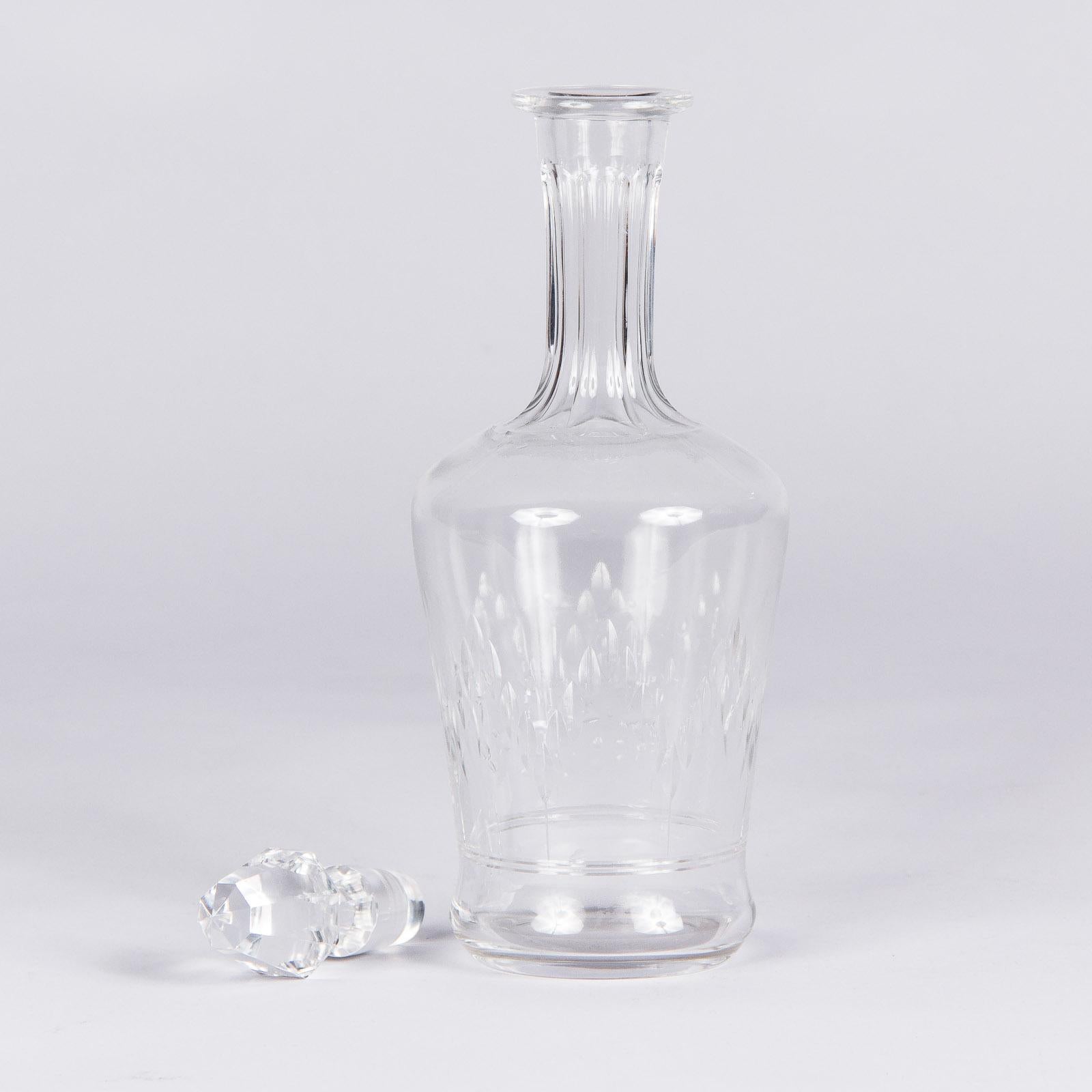 20th Century Antique French Crystal Carafe, Early 1900s