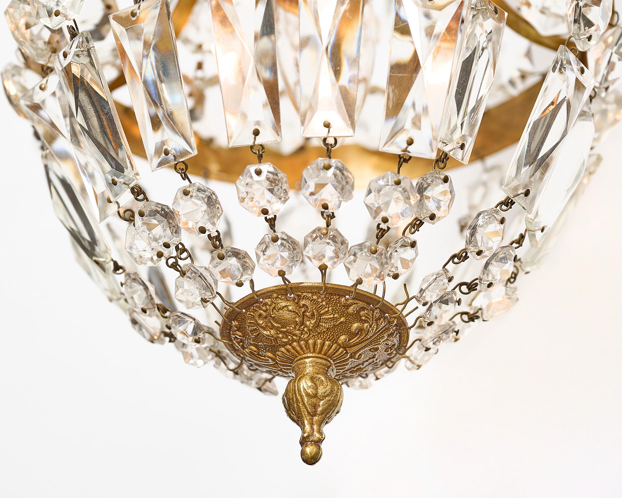 Late 19th Century Antique French Crystal Chandelier