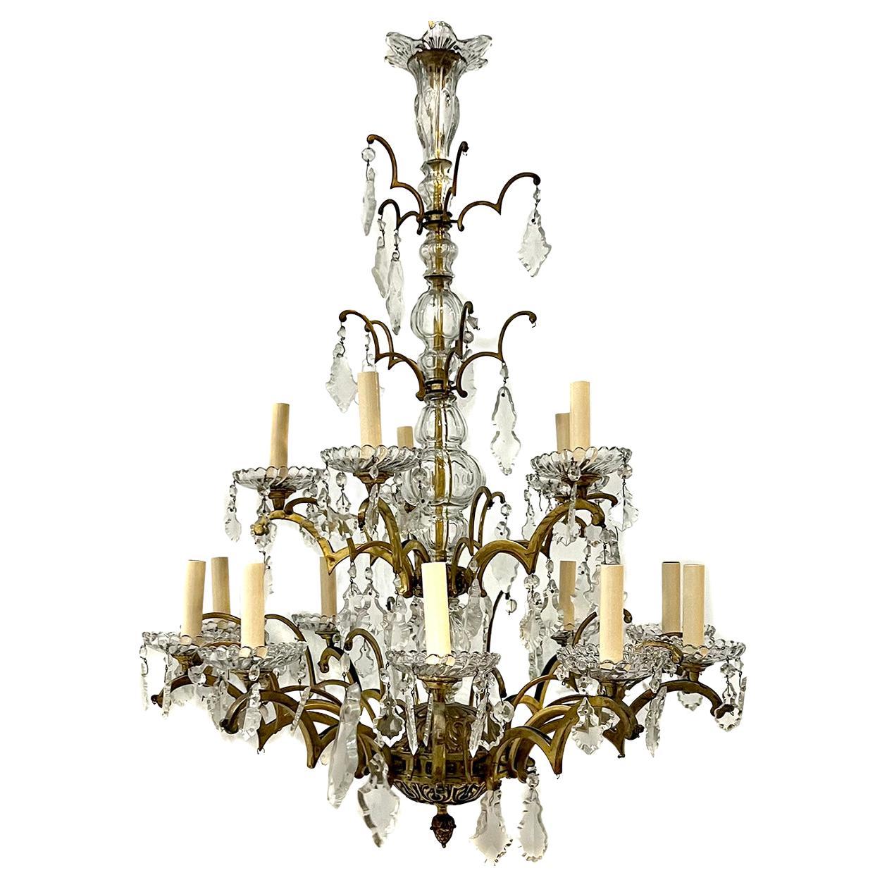 Antique Crystal Chandelier For Sale at 1stDibs antique crystal