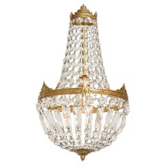 Antique French Crystal Chandelier