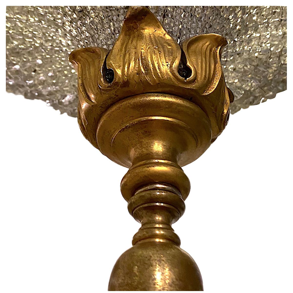 Lanterne française d'antiquités en cristal Bon état - En vente à New York, NY