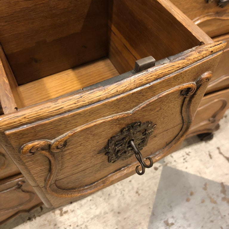 Antique French Curved-Front Chest of Drawers, circa 1900 ...