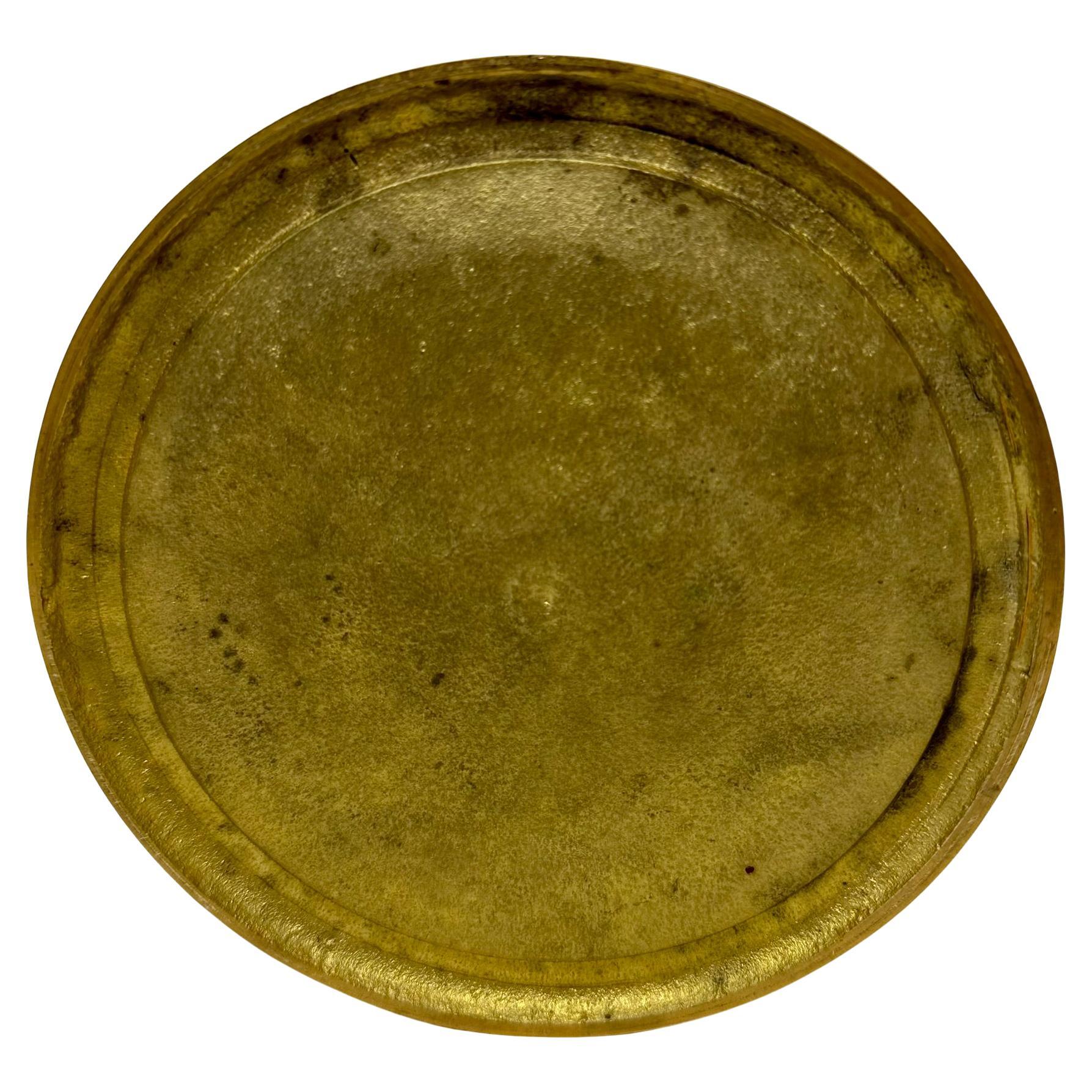 Cristal Ancien poteau de Newel en cristal taillé français sur base en bronze doré, Circa 1890. en vente