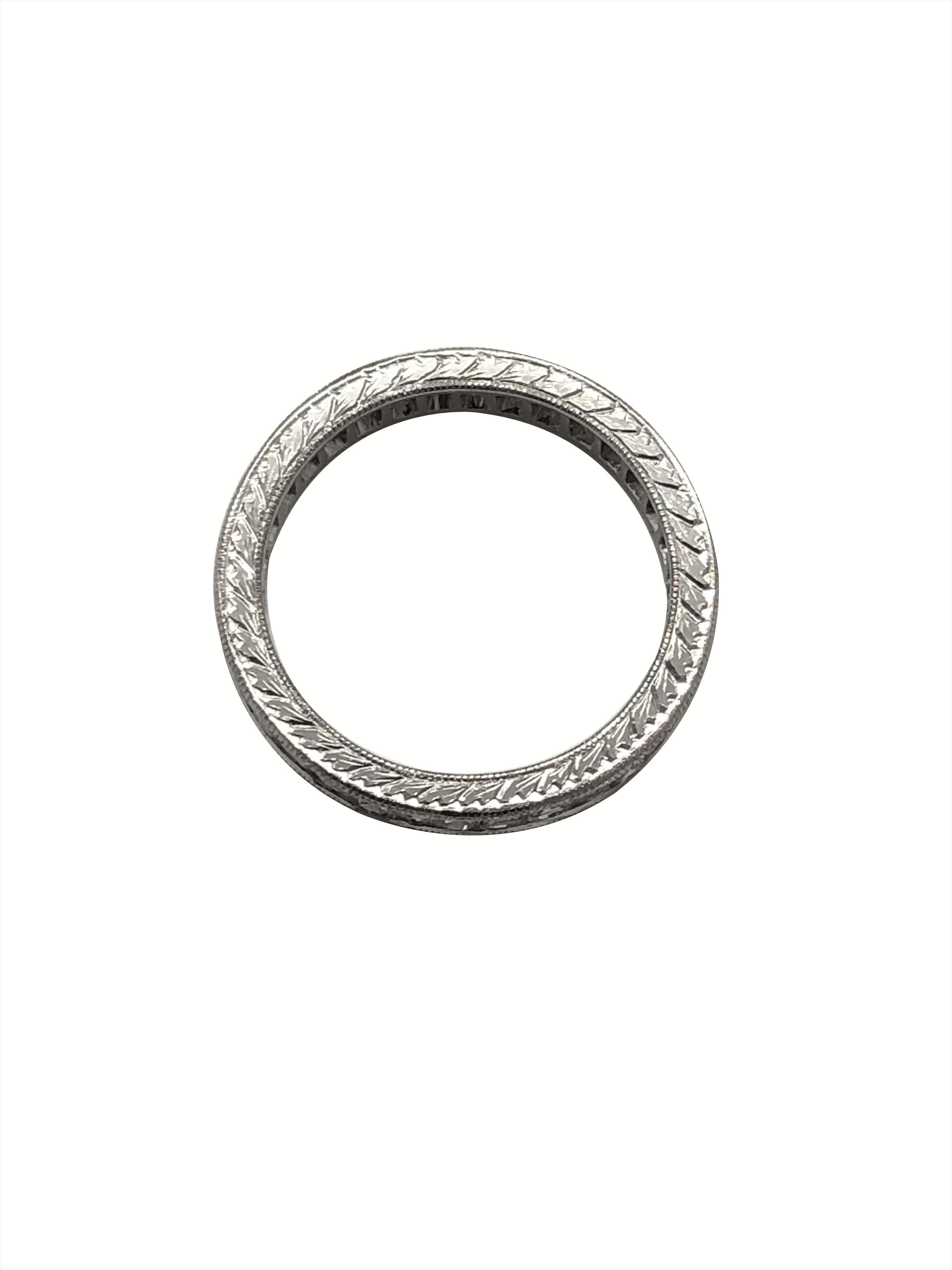 french cut diamond eternity band