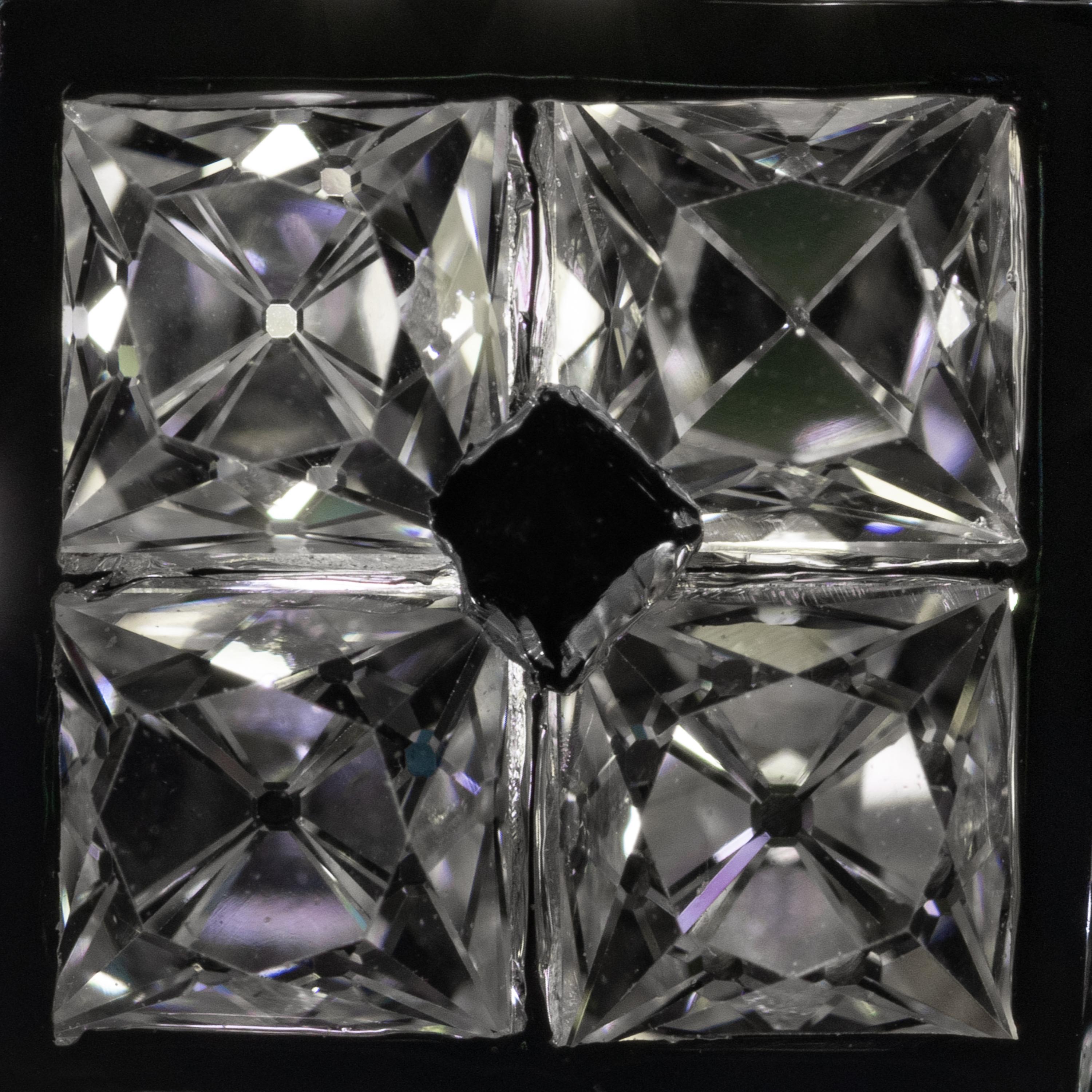 Women's or Men's Antique French Cut Diamond Pendant